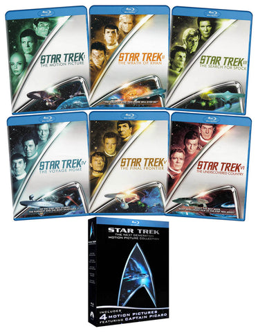 Ultimate Star Trek 10-Movie (I, II, III, IV, V ..../Motion Picture) (Blu-ray) (Boxset) (Bilingual) Blu-Ray Movie