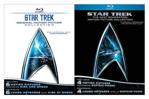 Star Trek: Original Motion Picture & The Next Generation (2-Pack) (Bilingual) (Blu-ray) (Boxset) Blu-Ray Movie
