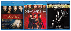 Les Miserables / Sparkle / The Artist (Blu-ray + DVD) (Blu-ray) (3-Pack)