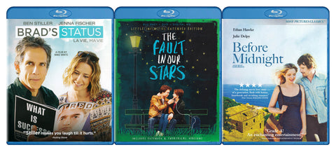 Brad s Status / The Fault In Our Stars / Before Midnight (Blu-ray) (3-Pack) Blu-Ray Movie