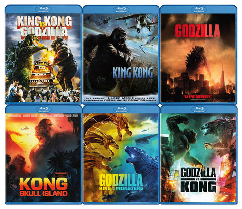 King Kong & Godzilla Movie Collection (Blu-ray) (6-Pack) (Boxset) BLU-RAY Movie