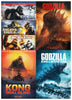 King Kong & Godzilla Movie Collection (DVD) (4-Pack) (Boxset) DVD Movie
