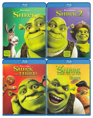 Shrek / Shrek 2 / The Third / Forever After (Blu-ray) (4-Pack) (Boxset)
