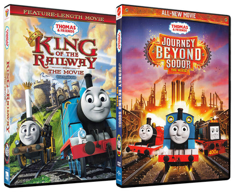 Thomas & Friends - King of The Railway: The Movie / Journey Beyond Sodor: The Movie (2-Pack)(Boxset) DVD Movie