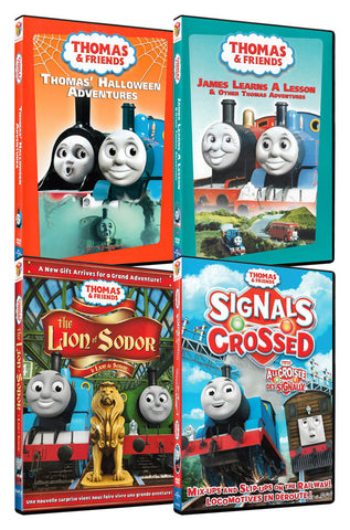 Thomas & Friends: Halloween Adventures / James Learns A Lesson / Lion of Sodor / Signals Crossed DVD Movie