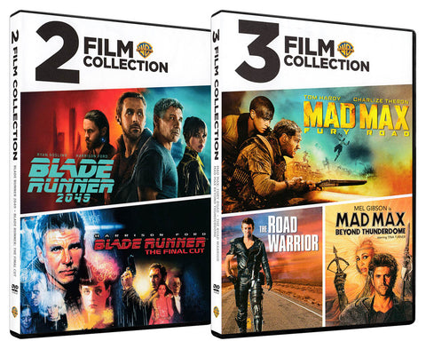Mad Max Fury Road & Beyond Thundersome / Road Warrior / Blade Runner: 2049 & The Final Cut (2-Pack) DVD Movie