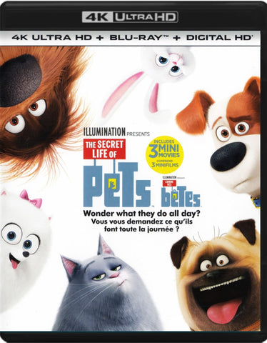 The Secret Life of Pets (4K Ultra HD + Blu-ray) (Blu-ray) (Bilingual) BLU-RAY Movie
