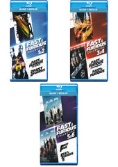 Fast & Furious Collection 1-6 (3-Pack) (Blu-ray)