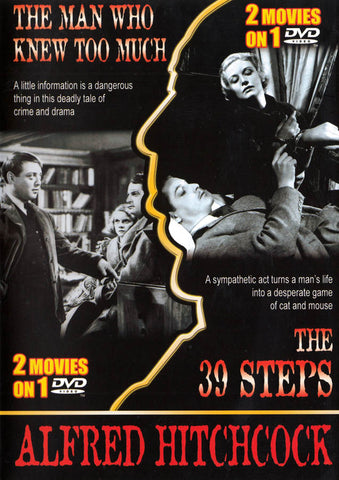 Alfred Hitchcock's - Man Who Knew Too Much / The 39 Steps DVD Movie