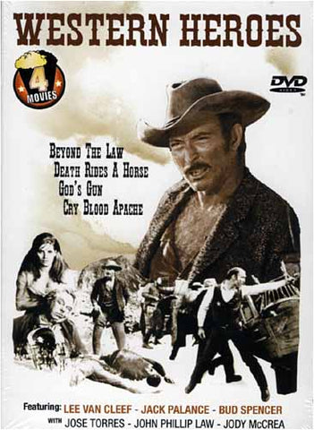 Western Heroes - Au-delà de la loi / Cry Blood / Death Rides / God's Gun (Boxset) DVD Movie