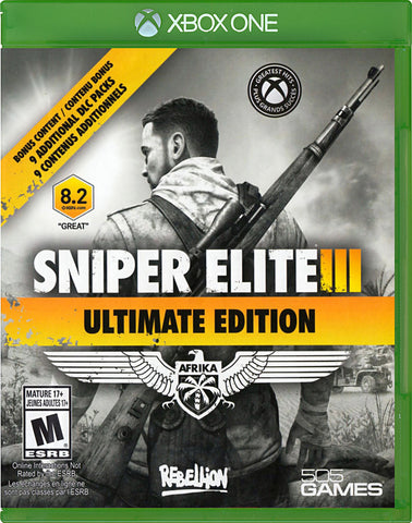 Sniper Elite III (Édition Ultime) (Bilingue) Jeu XBOX ONE