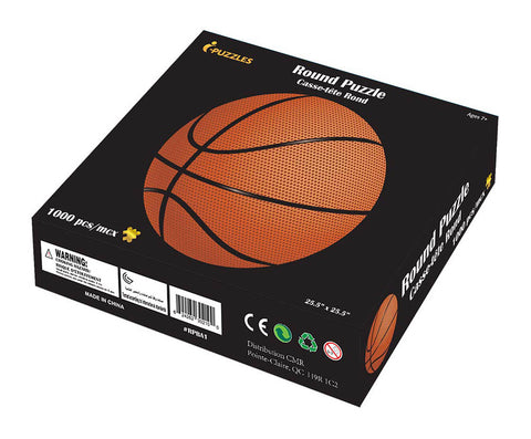 Round Puzzle 1000 Pieces (Basketball) TOYS Game