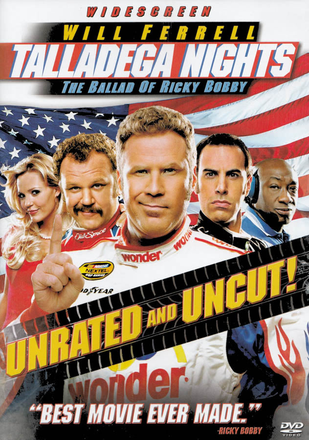 Talladega Nights - The Ballad of Ricky Bobby (Unrated And Uncut Widescreen  Edition) on DVD Movie
