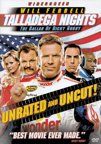 Talladega Nights - The Ballad of Ricky Bobby (Unrated And Uncut Widescreen Edition) DVD Movie 