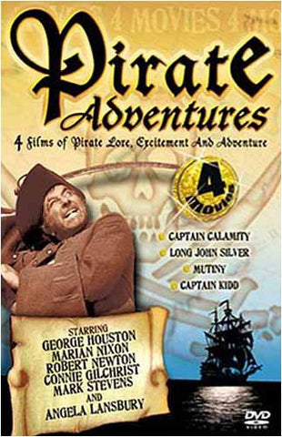 Pirate Adventures - Long John Silver s / Capitaine Calamity / Mutiny / Capitaine Kidd (Film Boxset) DVD Film