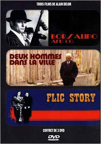 Coffret De Alain Delon - Borsalino And Co./ DVD DVD Deux Hommes Dans La Ville / Flic Story (Coffret)