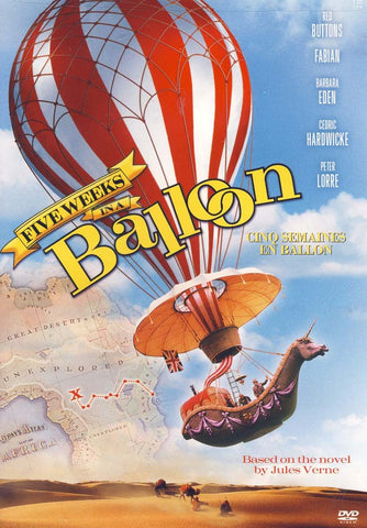 Cinq semaines en ballon (Cinq Semaines En Ballon) (bilingue) DVD Film
