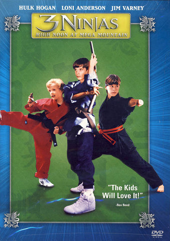 3 Ninjas - High Noon at Mega Mountain (Blue/Green Cover) DVD Movie 