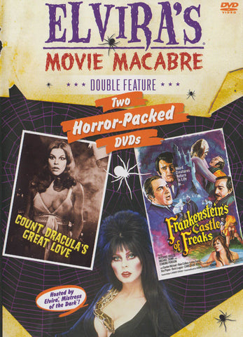 Elvira s Movie Macabre - Count Dracula s Great Love / Frankenstein s Castle Of Freaks DVD Movie 