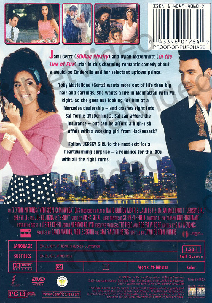 Jersey Girl (David Burton Morris) on DVD Movie