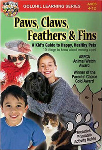 Pattes, griffes, plumes et nageoires - Un guide pour enfants sur des animaux heureux et sains Film DVD