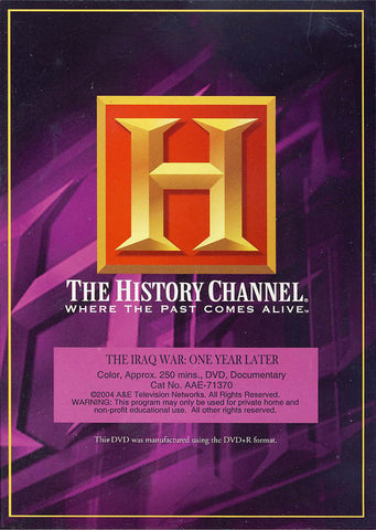 La guerre en Irak: un an plus tard (The History Channel) DVD Movie