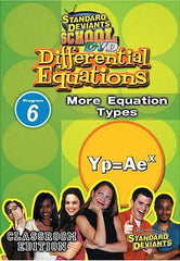 Standard Deviants school - Module d'équations différentielles 6 Plus de types d'équations