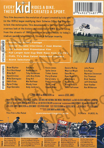 Joe Kid on a Sting-Ray DVD Movie