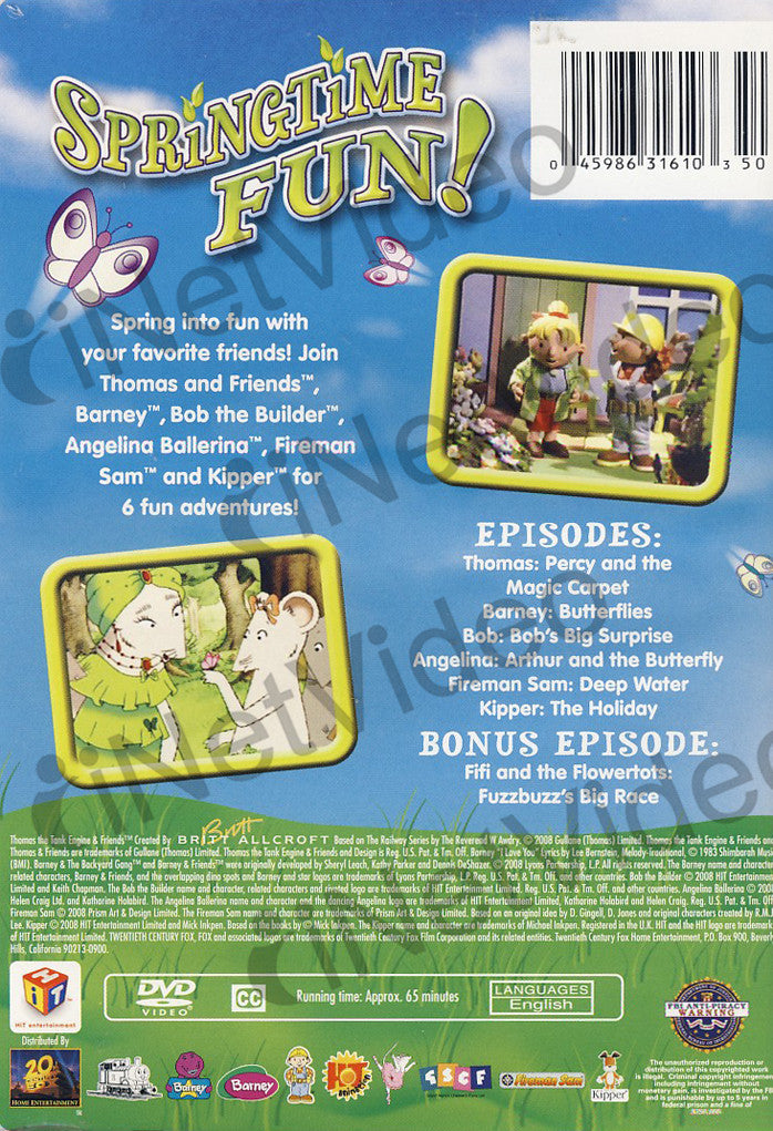 Springtime Fun Dvd Collection HIT Favorites: Springtime Fun on DVD Movie