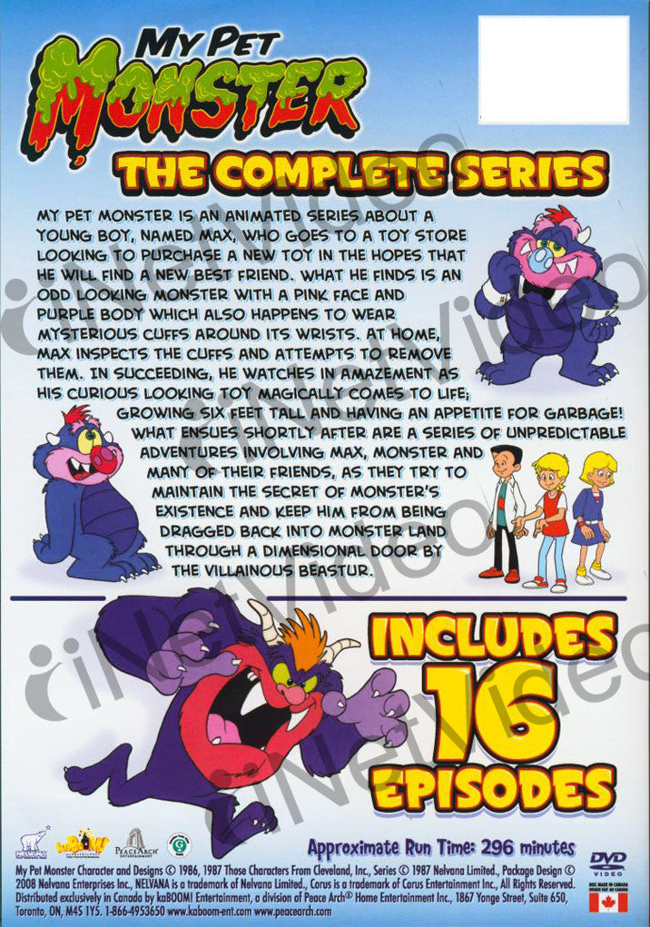 My Pet Monster The Complete Series on DVD Movie