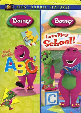 Barney (Now I Know My ABCs/Let s Play School) (Double Feature) (MAPLE) DVD Movie 