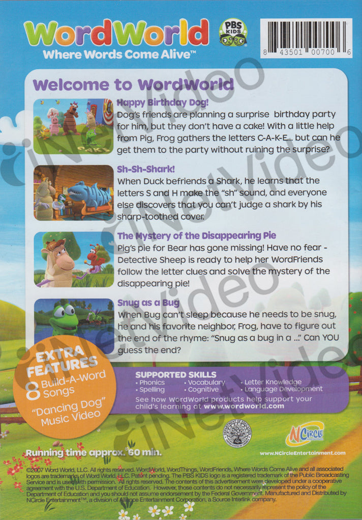 WordWorld to WordWorld on DVD Movie