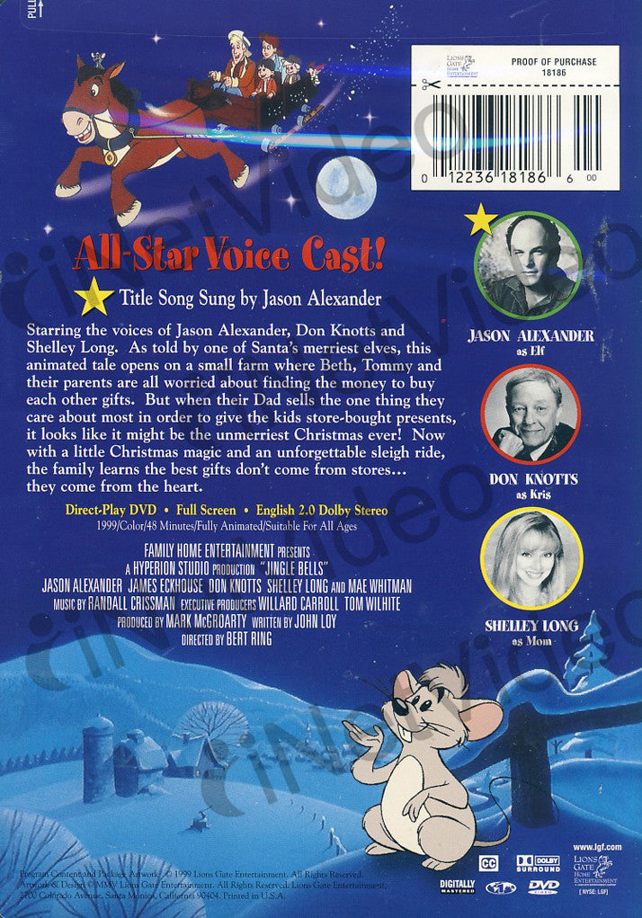 Jingle Bells (Christmas Classics Series) on DVD Movie
