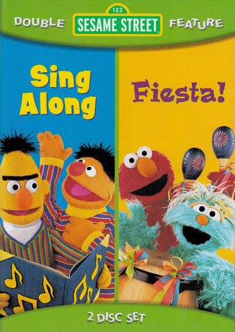 Sing Along/Fiesta! (Double Feature) - (Sesame Street) DVD Movie 