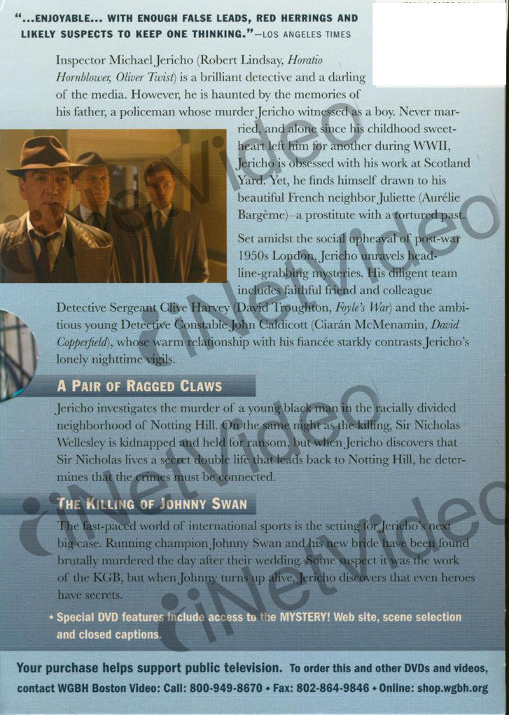 Jericho of Scotland Yard Set 1 (Boxset) on DVD Movie