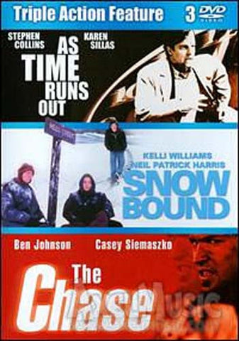 As Time Runs Out,Snow Bound,The Chase - Triple Action Feature(Boxset) DVD Movie 