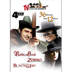 Classiques télévisés classiques - Robin Hood / Zorro Ride Again / Black Whip de Zorro (Boxset)