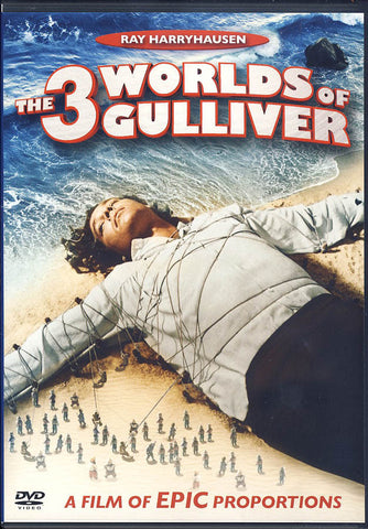 The 3 Worlds of Gulliver (2010 Cover Layout) DVD Movie