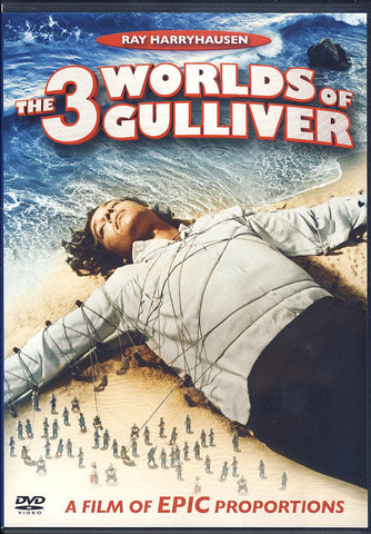 Film DVD des mondes 3 des mondes Gulliver (2010 Cover Layout)