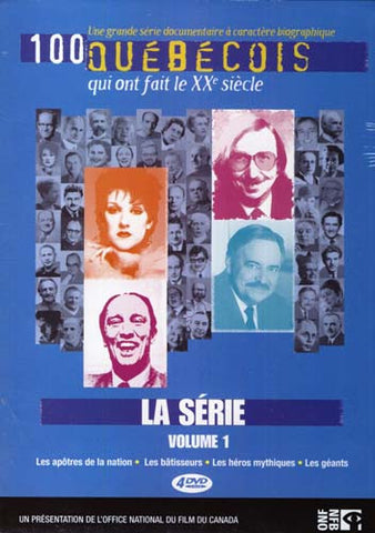 100 Quebecois - Qui Ont Fait Le XXe Siecle - La Série - Volume 1 (Boxset) DVD Film
