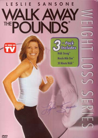 Leslie Sansone - Walk Away the Pounds - Série de perte de poids - Film DVD (coffret) 3-Pack