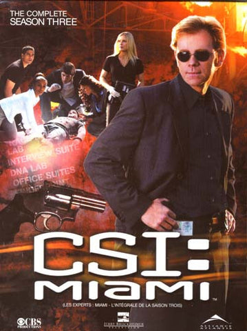 CSI - Miami - L'intégrale de la saison trois (3) (Bilingue) (Boxset) DVD Film