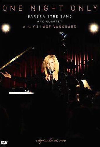 Barbra Streisand Live At The Village Vanguard - One Night Only DVD Movie 