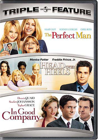 The Perfect Man / Head Over Heels / In Good Company (Triple Feature) DVD Movie