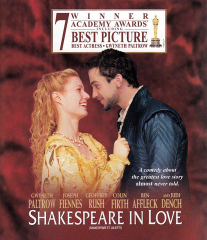 Shakespeare dans l'amour (Bilingue) (Blu-ray) Film BLU-RAY