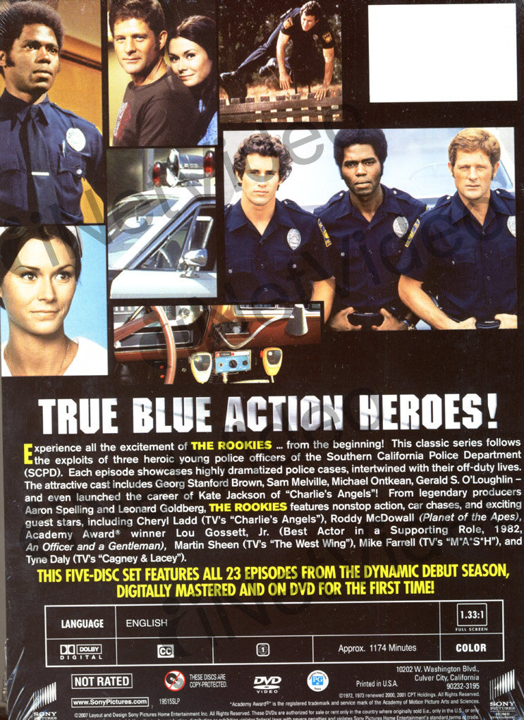 The Rookies - The Complete First Season (1st) (Boxset) on DVD Movie 