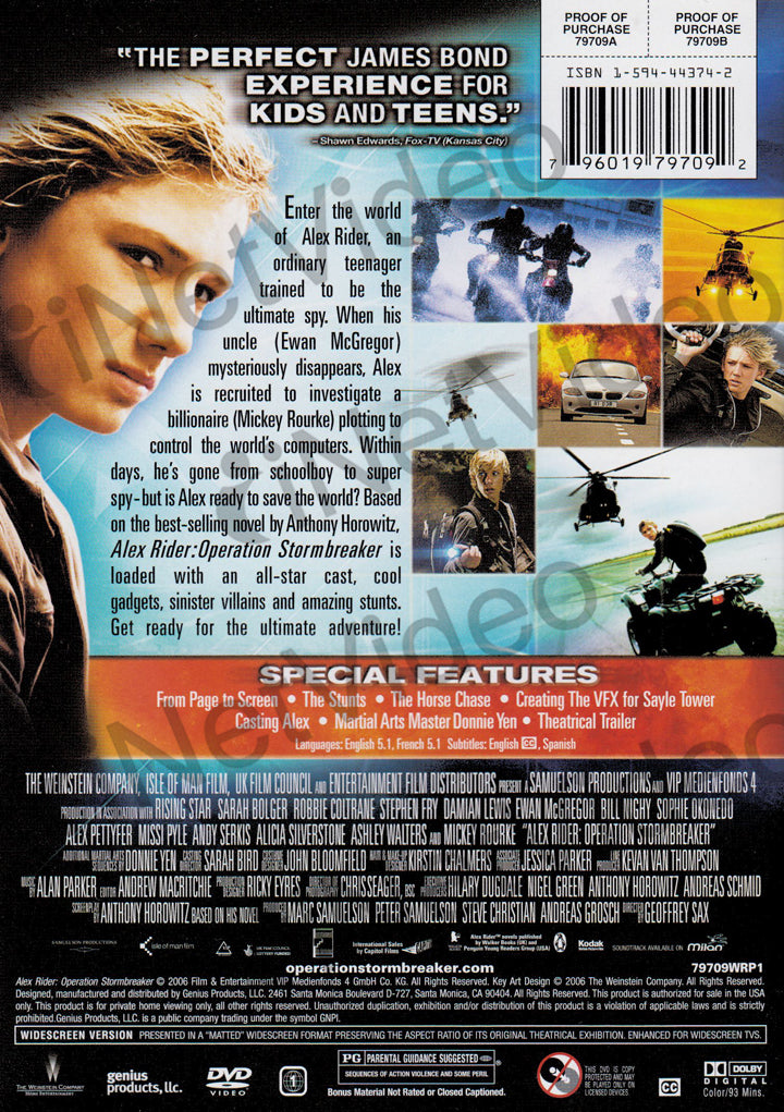 Alex Rider Stormbreaker Movie