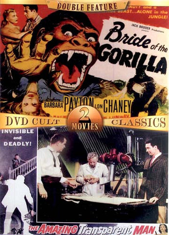 Bride of the Gorilla / L'incroyable Transparent Man (Double Feature) DVD Film
