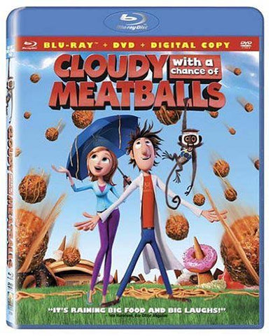 Nuageux avec une chance de boulettes géantes (Combo Blu-ray / DVD) (Blu-ray) Film BLU-RAY