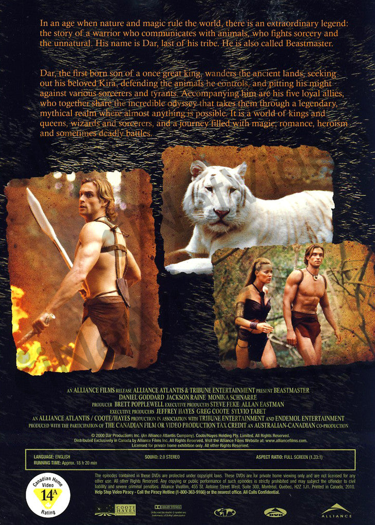 Beastmaster - Complete Second Season (2nd) (Boxset) on DVD Movie